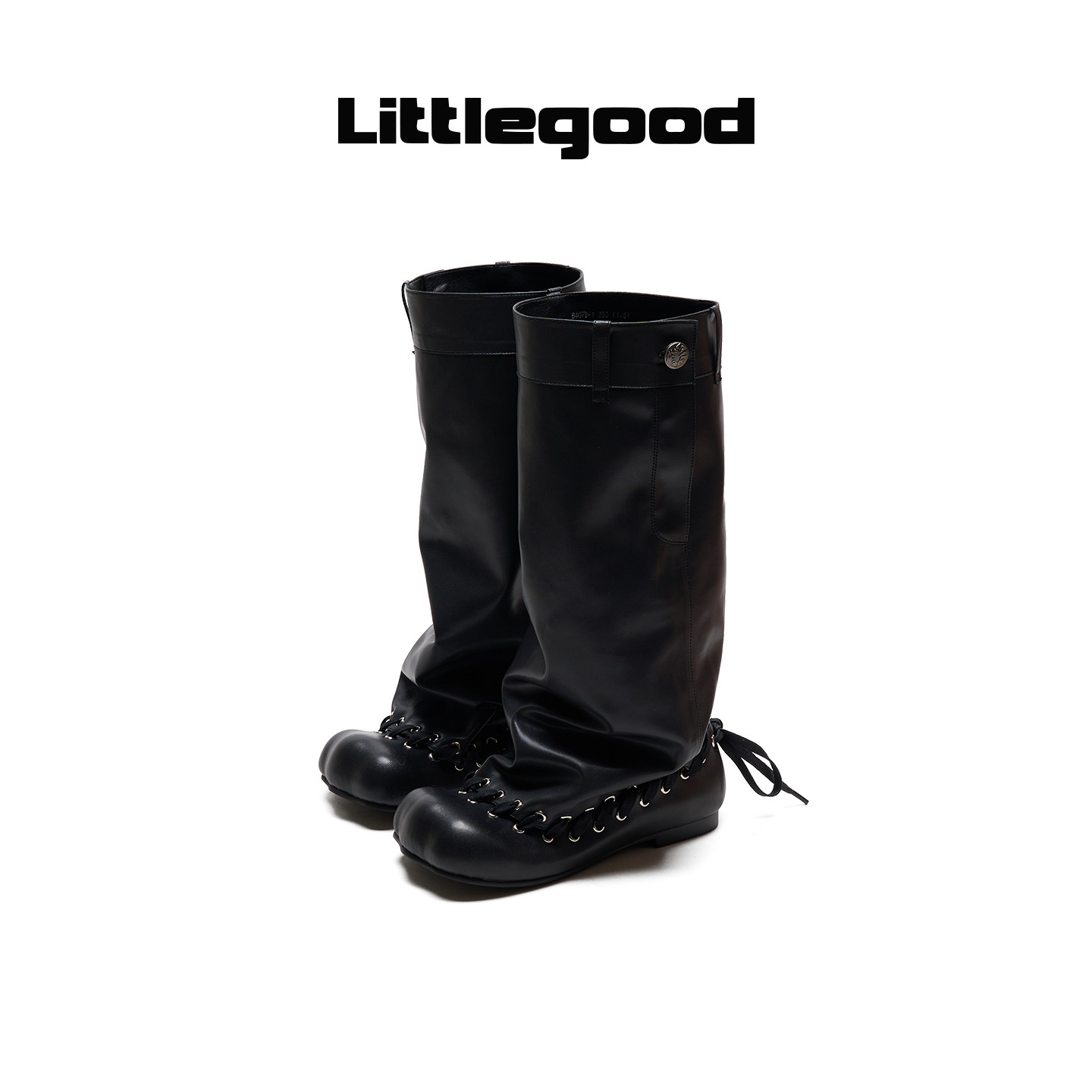 Littlegood retro mid-calf boots for women 2026 summer new style niche versatile