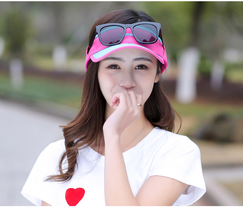 Thể thao ngoài trời trống đầu mũ mùa hè mũ mũ quần vợt marathon xuyên quốc gia chạy không có mũ mặt trời mũ mũ lưỡi trai đen