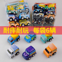 Childrens mini return car crash resistant engineering car set inertia 2-6 year old half baby creative car toy car