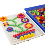 Интеллектуальная игрушка с грибочками-гвоздиками, головоломка для мальчиков для детского сада, раннее развитие, 3 лет