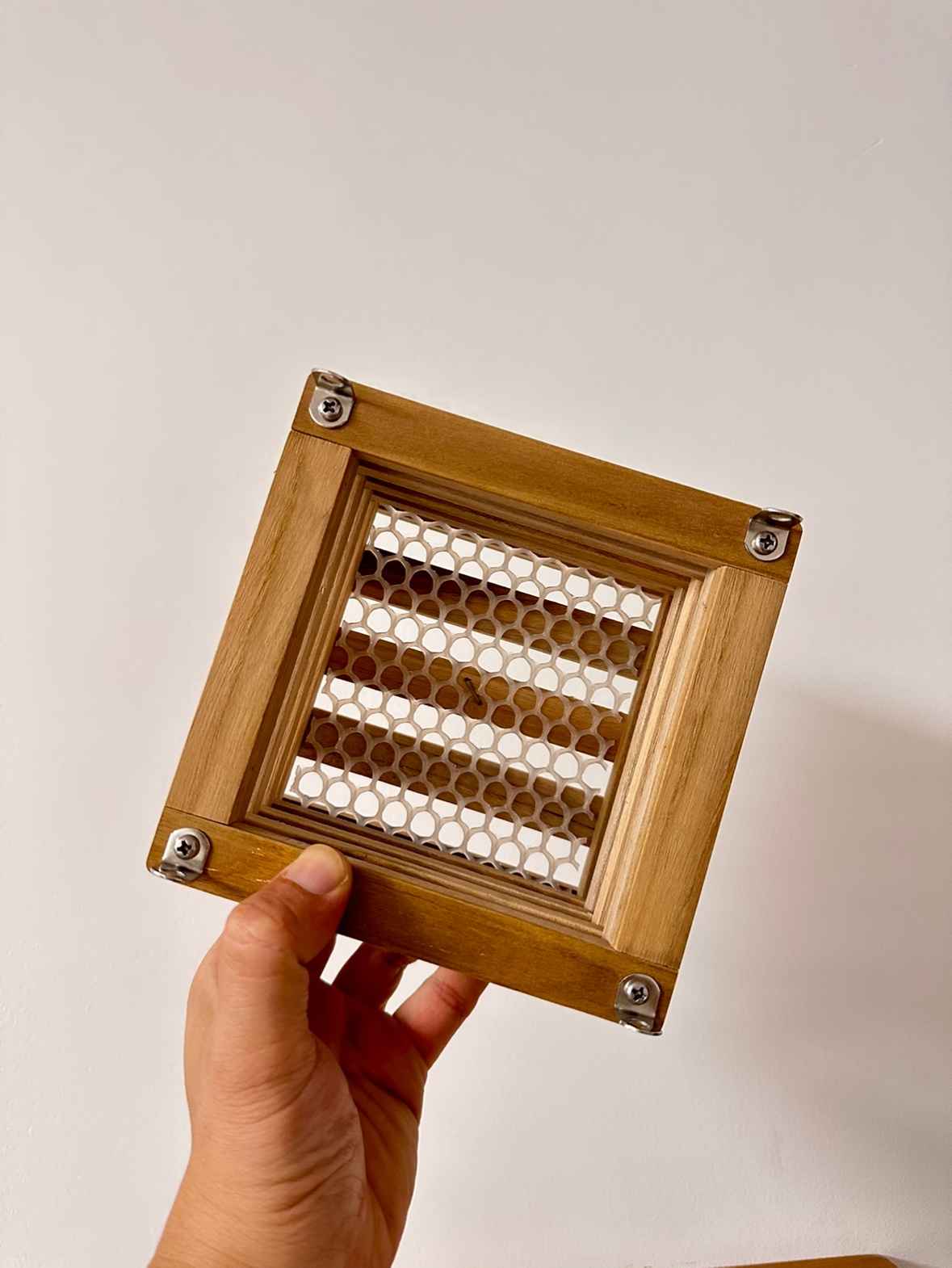 Square hanging basin wood frame Orchid vandera Dendrobium Drobium with plant planting frame-Taobao