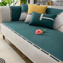 Cotton linen sofa cushion four seasons universal non-slip cushion Nordic simple all-inclusive cover sofa cover cloth towel