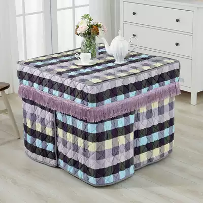 New winter thickened Square fire cover mahjong machine cover tablecloth heating electric furnace cover
