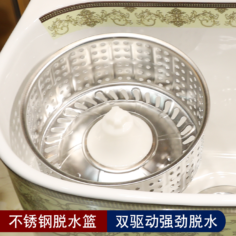 Double drive home floor balcony ceramic mop pool bathroom large wash basin mop pool