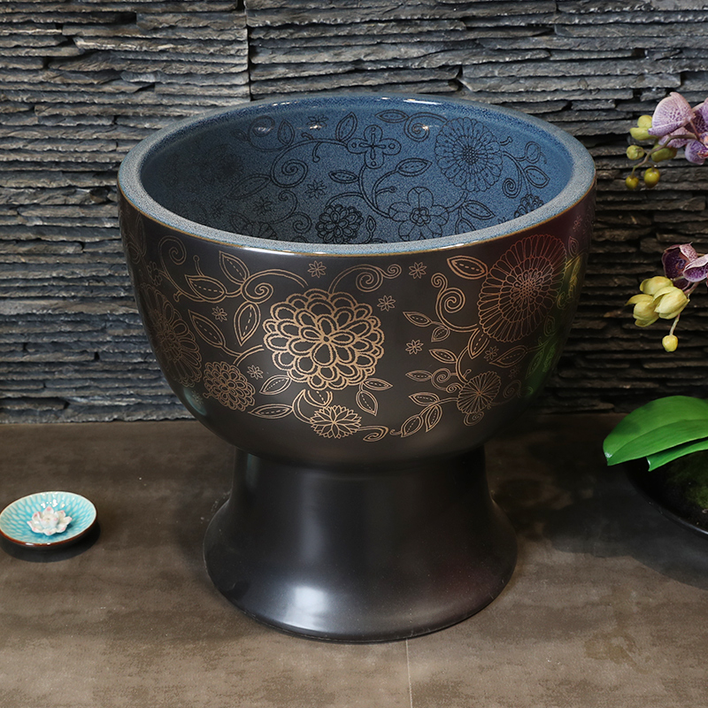 The Mop pool ceramic Mop pool small balcony Mop pool of home use Mop pool toilet basin to wash the Mop