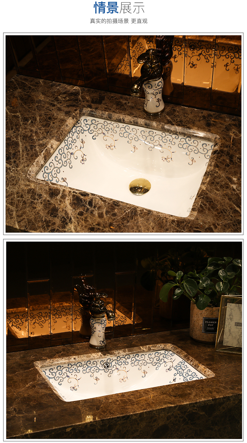Gold cellnique undercounter embedded ceramic lavabo square basin hotel balcony the size of the pool that wash a face with