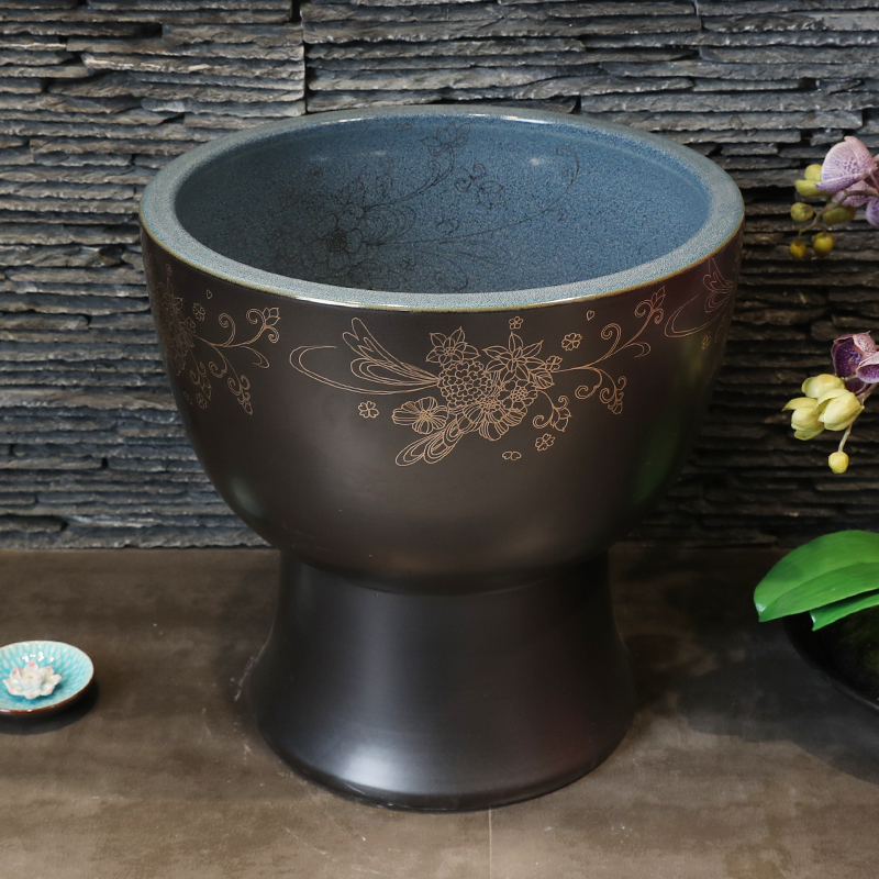 Contracted style ceramic wash mop pool small balcony mop pool toilet mop mop pool mop pool