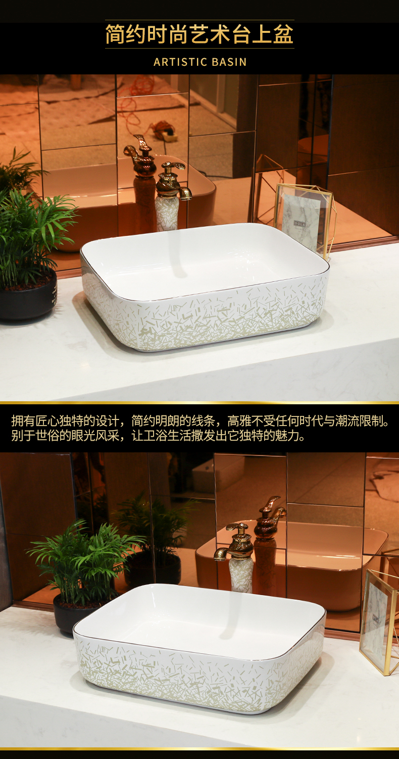 Light key-2 luxury Japanese contracted wind up phnom penh stage basin round ceramic single basin sinks the sink basin