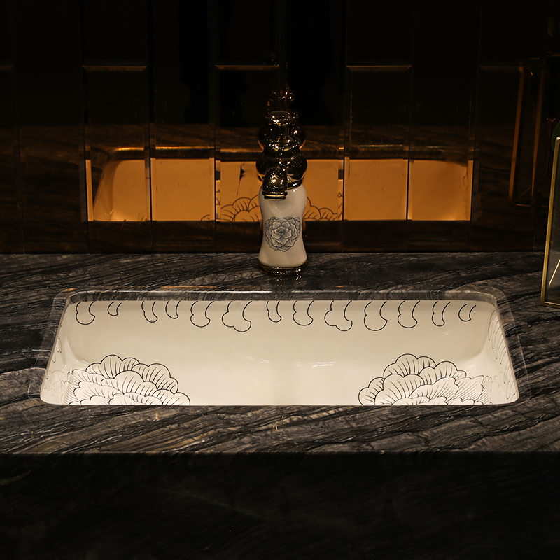 Art ceramic undercounter square embedded balcony sink size more toilet lavatory basin that wash a face