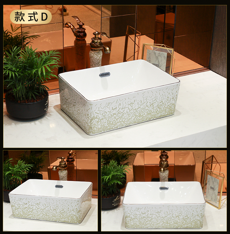 Light key-2 luxury Japanese contracted wind up phnom penh stage basin round ceramic single basin sinks the sink basin