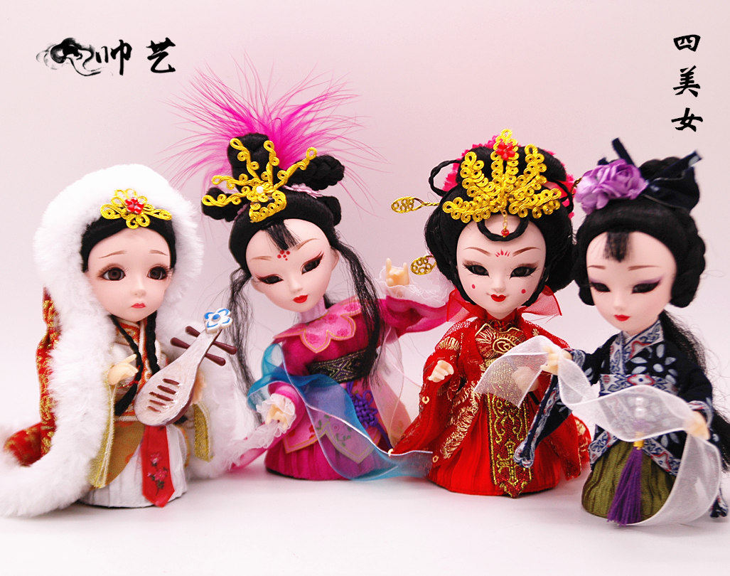 Chinese style characteristics of handicrafts court Beijing Opera dolls dolls dolls pose for foreign affairs to send gifts to foreigners