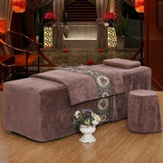 Đề xuất khăn trải giường Beauty denim màu bông massage moxibustion pháp trị liệu massage rắn châu Âu có thể được tùy chỉnh dầu gội khử trùng - Trang bị tấm