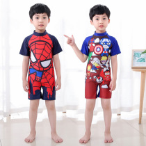Cartoon childrens swimsuit cute boy swimsuit one-piece baby quick-dry boy boy swimwear