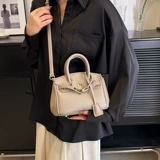 Платиновая вязаная сумка ручной работы, набор материалов, сумка на одно плечо для друга, связать своими руками, подарок для девушки