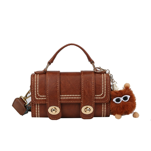 复古风枕头包diy手工编织包包自制材料包高级质感单肩斜挎包解闷