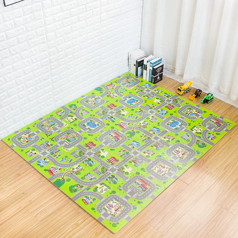 Children's game mat, carpet from foam, 30x