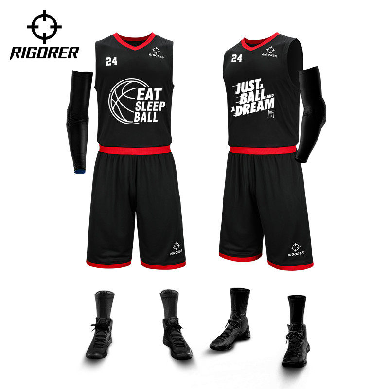 prospective basketball uniform men's team uniform customized jersey suit DIY printed vest sleeveless training autumn group buying