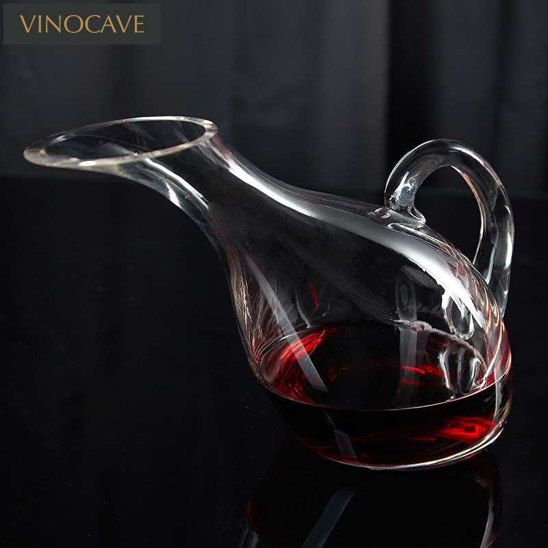 Vinocave lead-free crystal swan red wine decanter wine Wine Distributor Wine