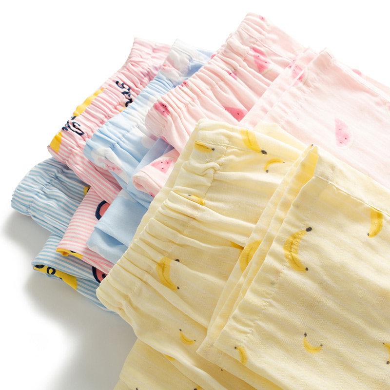 Dreammy Summer thin Pure Cotton Sleeping Pants Spring Autumn Maternal Home Pants Postpartum Adjustable Loose large size Pregnant Pants