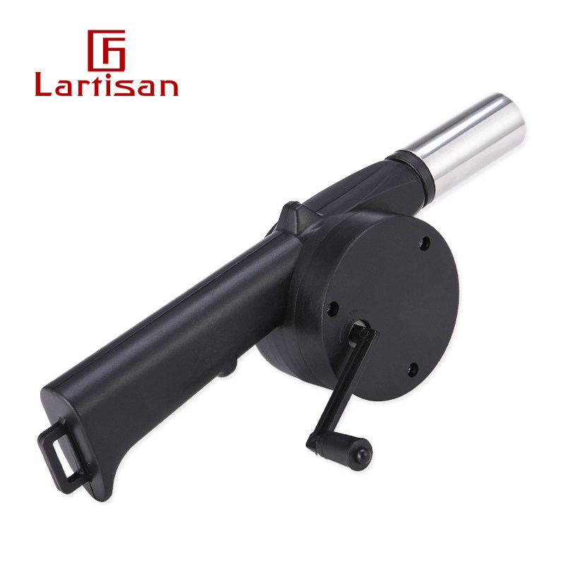 Lartisan BBQ Tool Accessories Outdoor Blower Small Hand CrankEd Hand Mini Flame Dryer For Fire