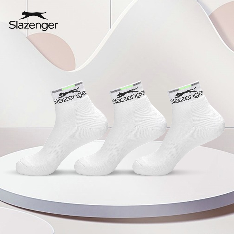Slazenger Tennis Socks Professional Running Sports Badminton Socks Basketball Thickened Unisex Socks