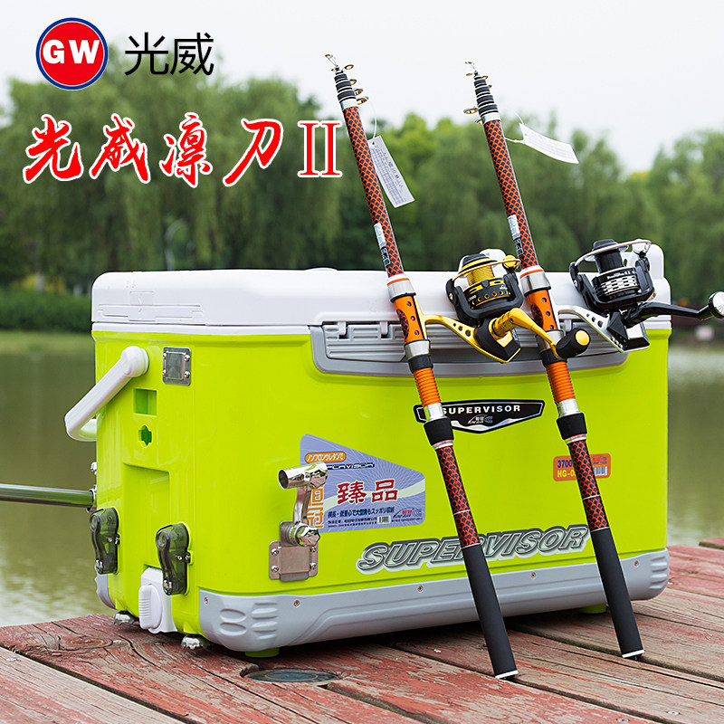 Light weirin knife second generation rock Rod sea pole rod big guide ring fishing rod super hard high carbon throwing rod fishing rod set