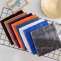 Hotel hotel cotton white towel dark small square kitchen restaurant rag coffee blue small towel cotton square