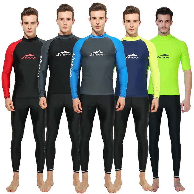 Wetsuit men's split set plus size sunscreen quick-drying swimsuit beach surfing snorkeling waterproof mother suit wetsuit