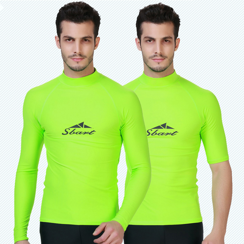 Shark Batt diving suit men's two-piece sunscreen long sleeves elastic speed dry swimming surf snorkeling jellyfish coat large size