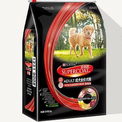 雀巢丝倍亮宠物通用型成犬粮15kg