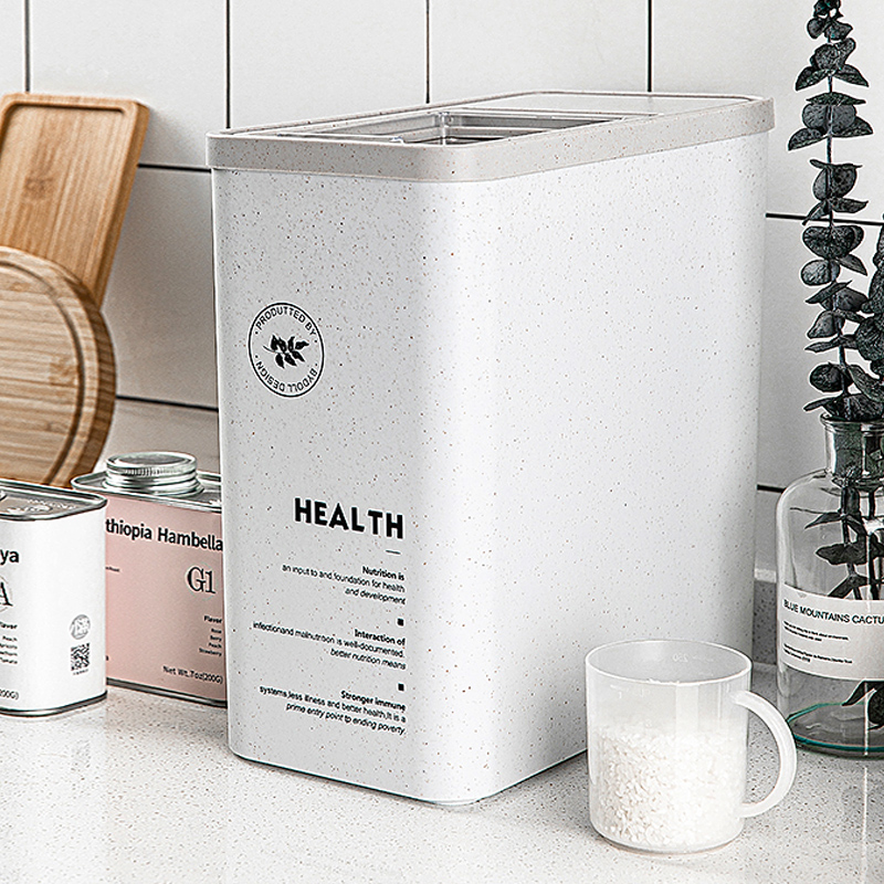 ins rice bucket Household insect-proof moisture-proof seal 20 pounds of rice tank storage box Flour storage tank rice box storage box