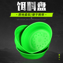 Fishing supplies and bait bowls bait boxes folding soft bait basins fishing gear bait bowls bait trays fishing accessories
