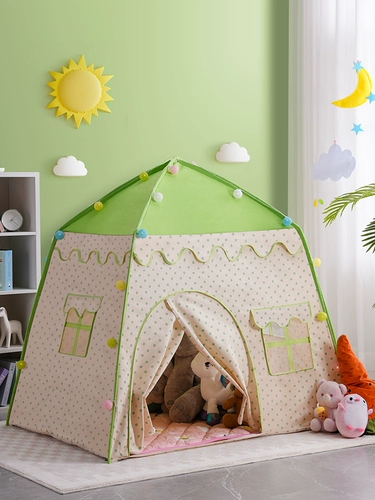 Маленькая палатка Детская девочка для девочек Принцесса дом дома маленький замок на открытом воздухе игра детская кровать спящий артефакт