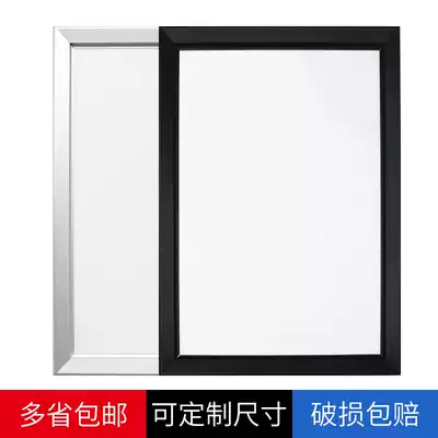 Front open aluminum alloy advertising frame custom elevator poster frame hanging wall business license frame promotional display frame