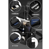 Мужская нагрудная сумка, сумка через плечо для отдыха, вместительная и большая водонепроницаемая сумка на одно плечо, городской стиль, ткань оксфорд