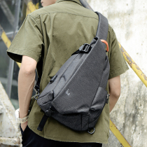 Mens shoulder bag Mens Tide Small Bag Shoulder Bag Mens Sports Tide Leisure Satchel Large Capacity Backpack