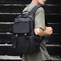 Backpack men men 2021 New Fashion junior high school students schoolbag male college students simple shoulder bag computer bag