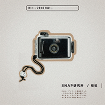 SNAP Institute Vintage white point-and-shoot camera Non-disposable flushable student film machine birthday gift