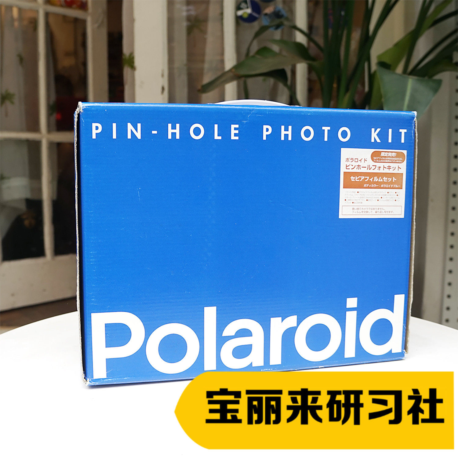 The Polaroid Pin-the hole camera blue version