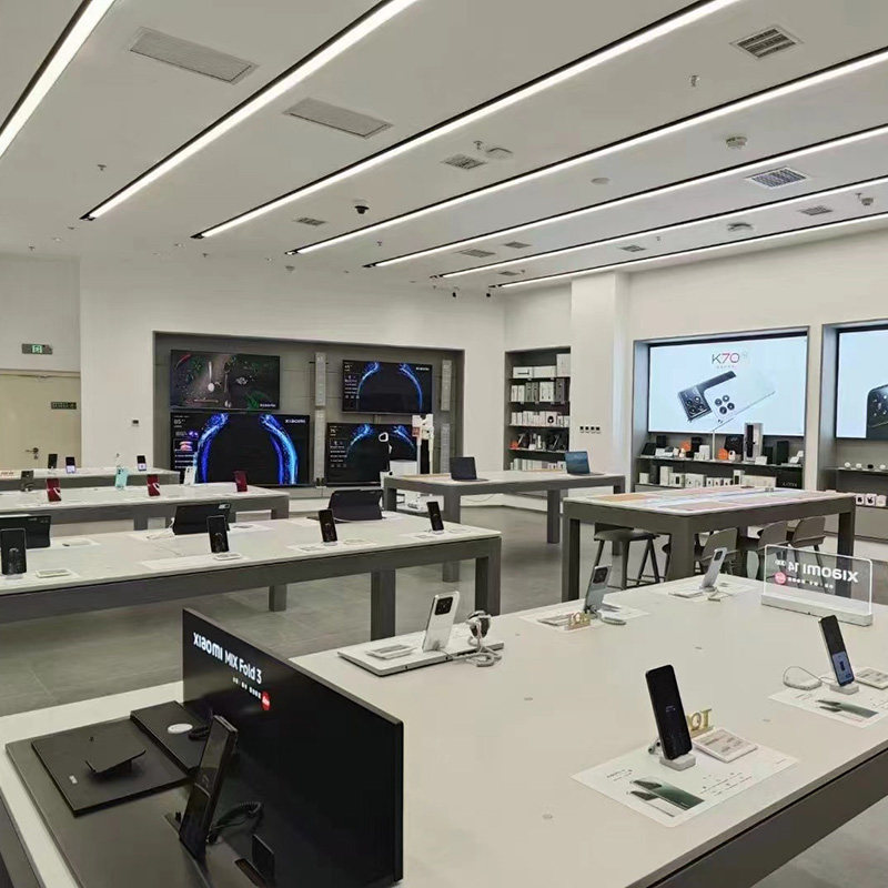 手机店地砖灯具