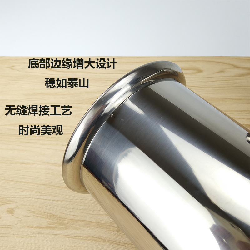 Ống thép không gỉ ống đũa thương mại Cửa hàng trà thương mại Ống hút đũa hộ gia đình Ống lưu trữ Bộ đồ ăn Hộp xả thìa ăn cơm