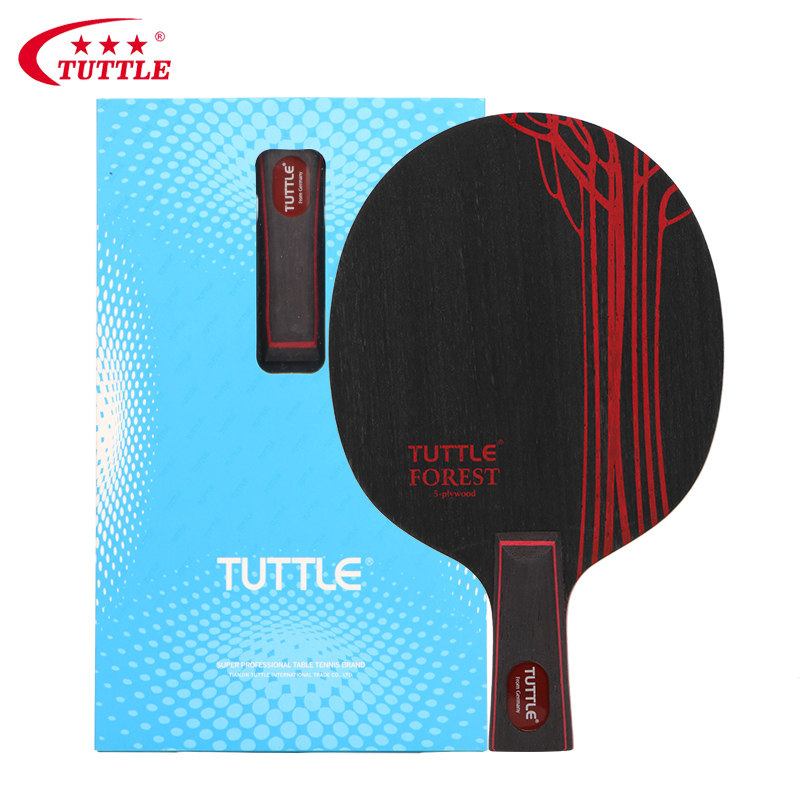 KOKUTAKU) TUTTLE table tennis racket bottom plate forest five-layer pure wood structure arc circle fast attack bottom plate