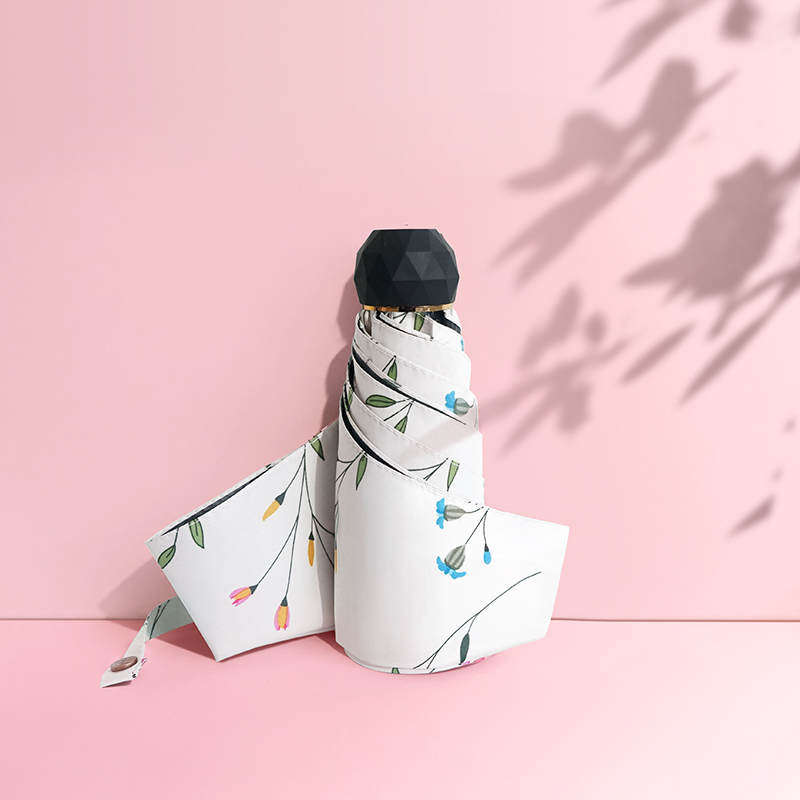 Sun umbrella sunscreen ultra-light umbrella female mini umbrella small portable umbrella 50% off