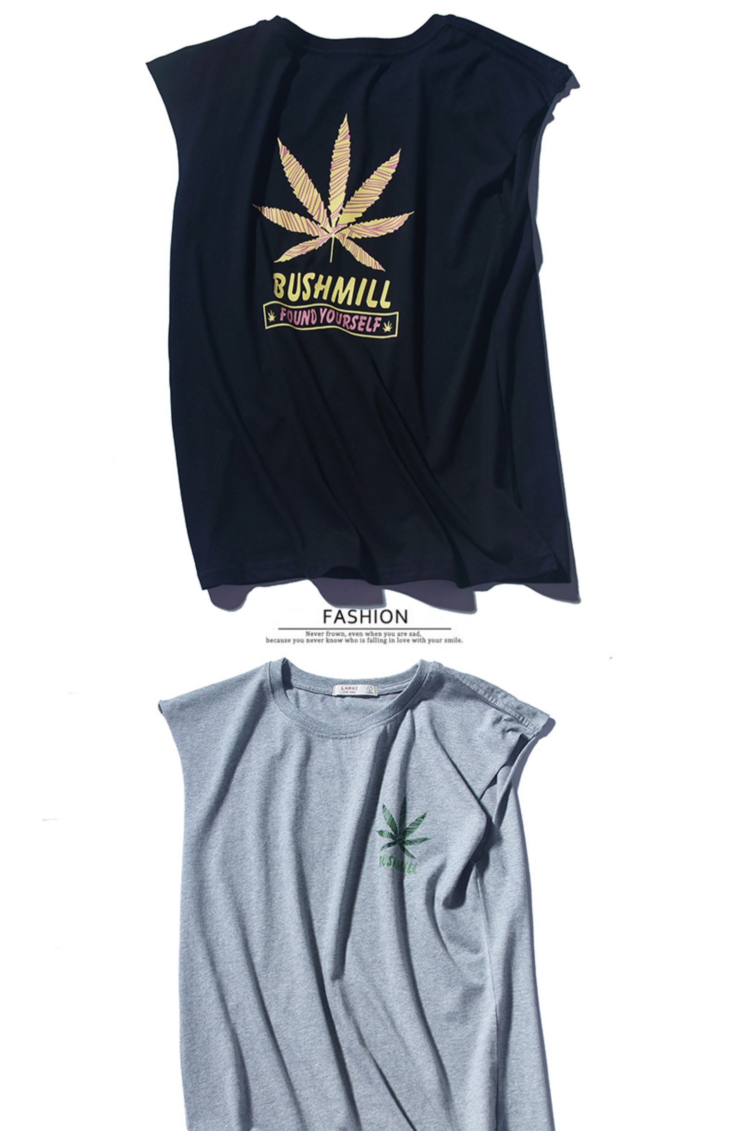 Áo mùa hè in hình áo thun không tay nam thương hiệu hip hop cotton thể dục vest phiên bản Hàn Quốc của áo vest trên vai - Áo vest cotton áo phao lông vũ