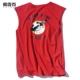 Áo mùa hè in hình áo thun không tay nam thương hiệu hip hop cotton thể dục vest phiên bản Hàn Quốc của áo vest trên vai - Áo vest cotton áo 3 lỗ tập gym