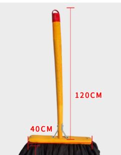 布条免邮新款老式平板木头绒墩布棉线大号学校物业排刷地托水拖把
