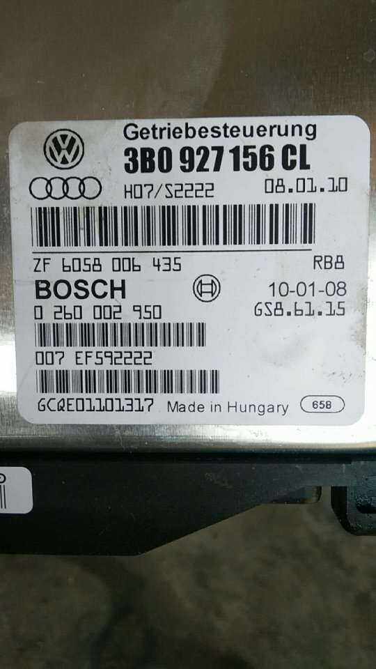 Passat Audi Bora Jetta Touran gearbox computer 3B0927156CL CH DA DP DJAJAL