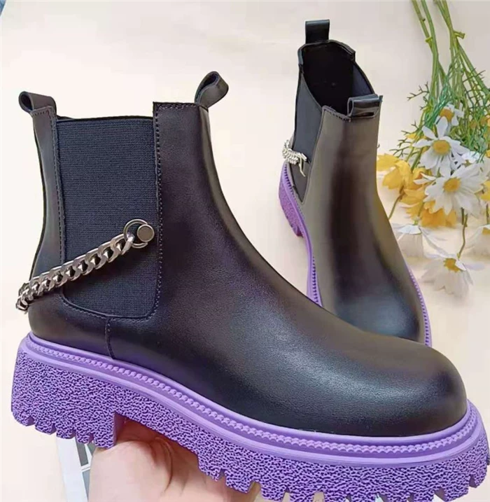 [ жен сапоги мода женщины martin boots]