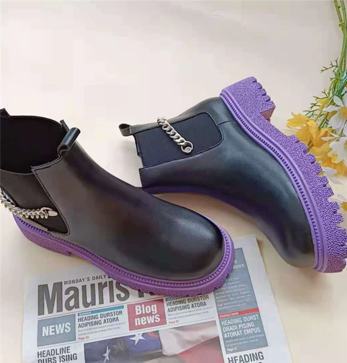 [ жен сапоги мода женщины martin boots]