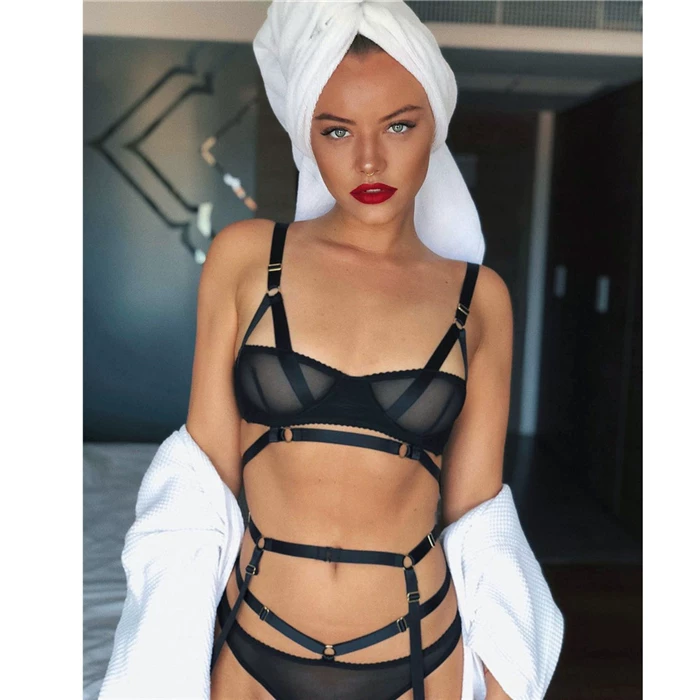 内+трусы Drainy underwear set Sexy Bra Set